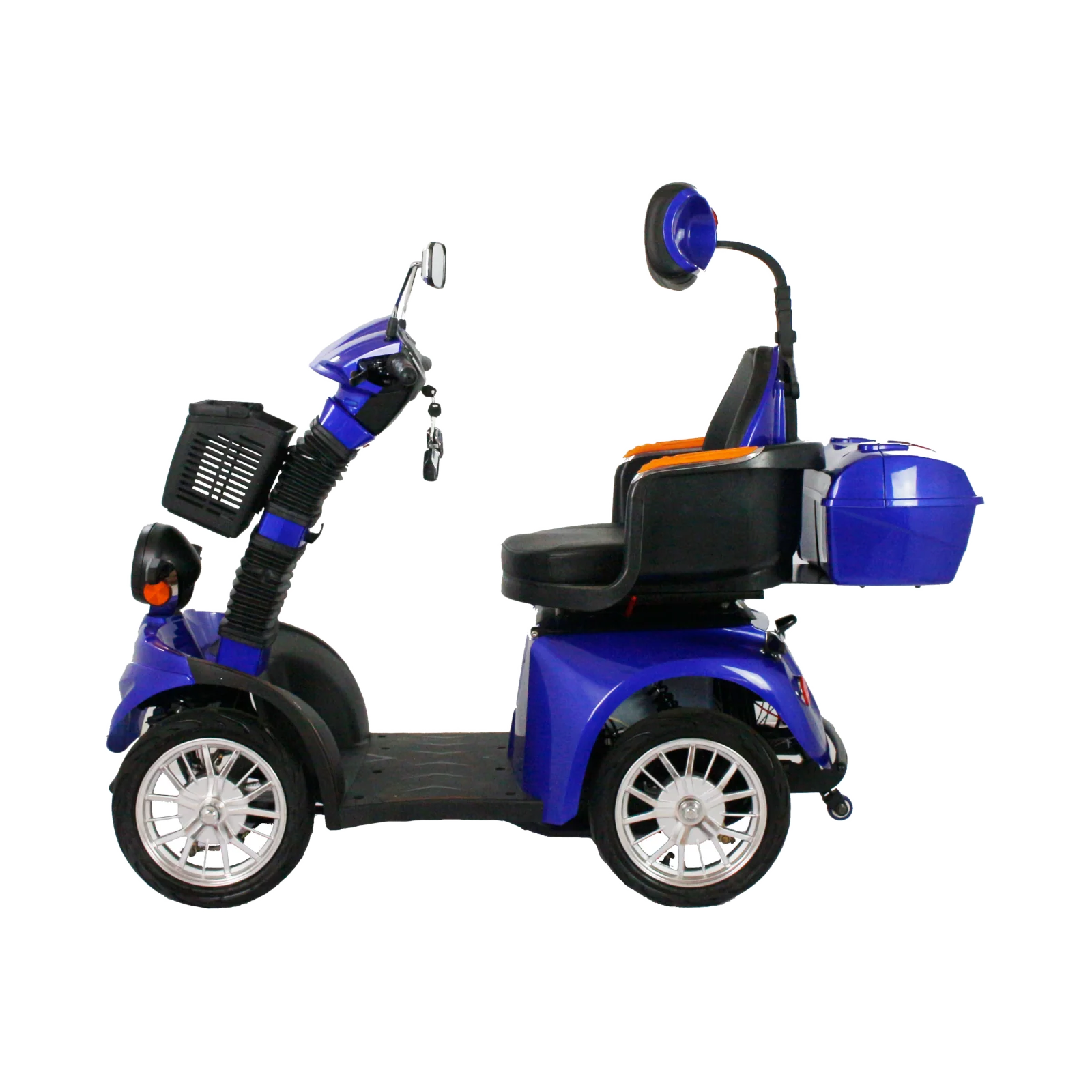 GIO Tron PRO 4-Wheeled Smart Mobility Scooter | Blue | w/GIO PRO Battery - Image 4